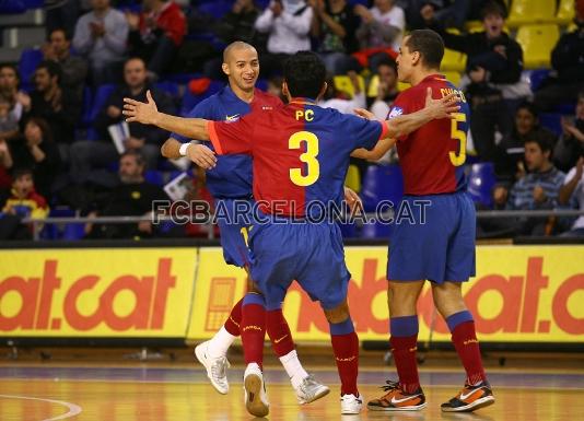 PC i Chico celebrant el gol d'Igor.