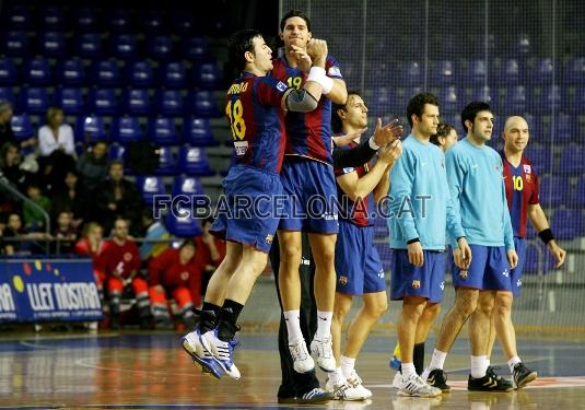 Romero i Nagy se animan antes del partido.