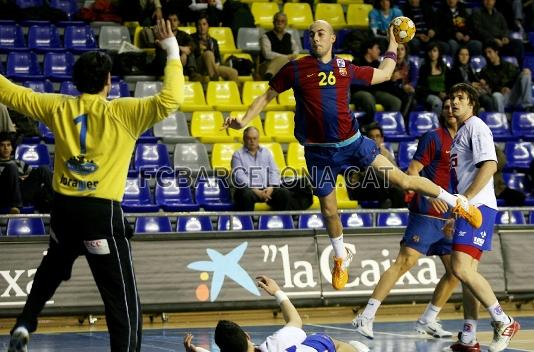 Rocas, segons abans de fer gol.