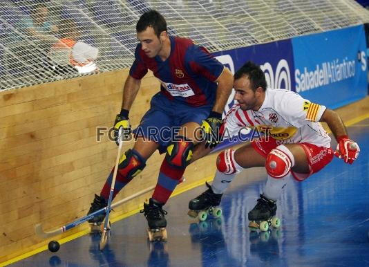 El Bara Sorli Discau va jugar el seu primer partit de l'OK Lliga amb el Vic al Palau.