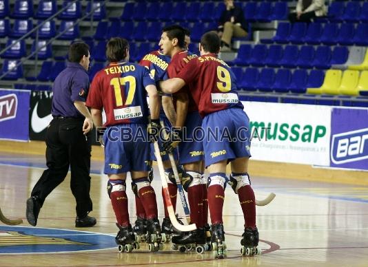 Borregn va avanar el conjunt blaugrana en el marcador en el minut 4 de partit.