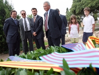 Ofrenda floral a Joan Gamper