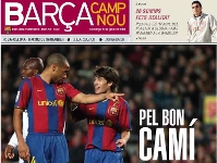 El buen hacer azulgrana, en Bara Camp Nou'