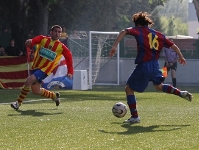 Gai Assulin, en una de les ltimes jugades del Manlleu-Bara B. Foto: Jordi Asensio Carreras