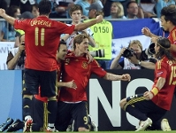 Xavi, Iniesta and Puyol, champions of Europe