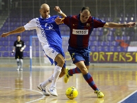 L'Armiana Valncia, en el partit disputat al Palau Blaugrana