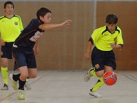 El equipo infantil, durante la final de la Copa Catalunya la temporada pasada