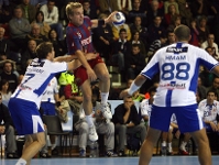 El Bara durante un partido de 'Champions' contra el Montpellier