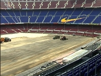 El csped del Camp Nou bajar 12 centmetros