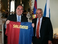 Recepcin con el primer ministro de Escocia