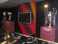 El triplete ya luce en el Museo