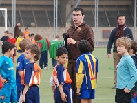 Classes de futbol a la Masia