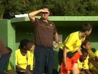 Foto: Albert Puig, entrenador del Infantil B