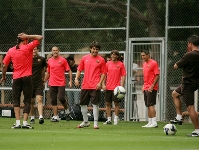 Entrenamiento en da de partido