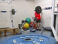 Trabajo de fuerza en el gimnasio