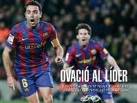 'Ovacin al lder', en BARA CAMP NOU