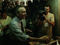 Foto: Joan Gaspart, en las elecciones del 2000.