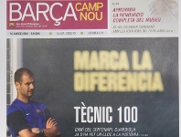 “Tcnico 100“, en el diario Bara Camp Nou
