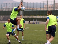 Imatge de l'entrenament del Bara Atltic d'aquest divendres. Fotos:Miguel Ruiz-FCB