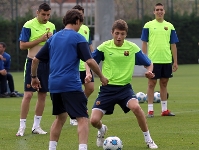 Imgen del entrenamiento del Bara Atltic de este viernes. Fotos: Miguel Ruiz-FCB