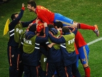 Piqu, celebrando el gol contra Portugal. Fotos: fifa.com