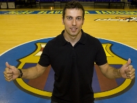 Jordi Torras en el Palau Blaugrana. Fotos: lex Caparrs - FCB.