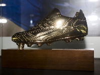 La Bota de Oro, en el Museo. Fotos: lex Caparrs-FCB