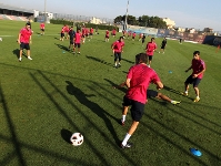 Una de las sesiones de entrenamiento que el primer equipo ha realitzado durante la semana. Fotos: arxiu FCB.