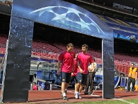 En el Camp Nou todo est listo para el partido de este martes. Fotos: Miguel Ruiz-FCB