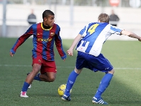 La cantera se luce en el campo del Espanyol