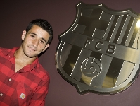 Sal Berjn, el nou fitxatge del filial. Fotos: lex Caparrs-FCB.