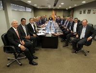 La primera reuni de la Junta de Rosell es va celebrar l'1 de juliol passat. Foto: Arxiu