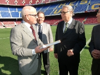 Kuzmanovic, en el Camp Nou