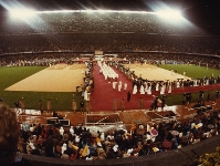 Imagen del Camp Nou el 7 de noviembre del 1982. Fotos: Zbigniew Kumidor / Archivo FCB