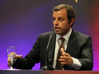 El presidente del Bara, Sandro Rosell, que esta setmana se desplazar a Qatar. Foto: archivo FCB.