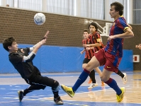 El Cadete azulgrana super al Bosco. Fotos: lex Caparrs - FCB.