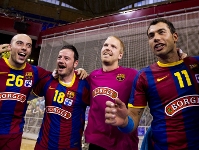 Imatge del reportatge titulat: El ttol de Lliga Asobal, domini total  
