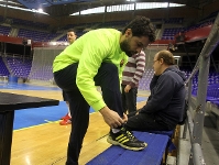 Juann, baja para el partido contra el Torrevieja. (Fotos: Archivo FCB)