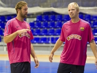 Jernemyr y Sjostrand, compaeros de habitacin en la seleccin sueca. (Foto: Archivo FCB)