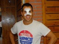 Adroher, con vendaje en la nariz. (Foto: www.fep.es)
