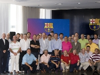 Els delegats del CCP a la Sala Pars aquest mat. Foto: lex Caparrs-FCB