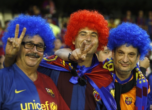 La aficin cul podr compartir su experiencia en la final de Copa a travs de Twitter. Foto: Archivo FCB