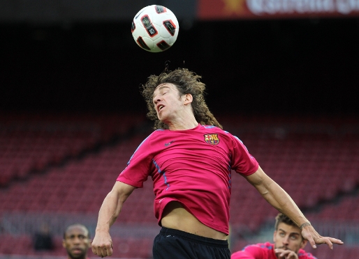 Puyol se ha entrenado este viernes con el resto de compaeros y est convocado. Fotos: Miguel Ruiz-FCB