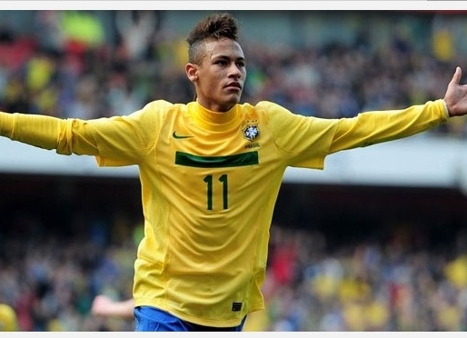 Neymar, celebrando uno de sus dos goles en Londres. Fotos: fifa.com