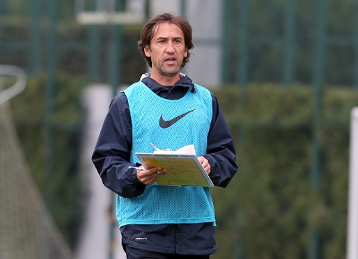 Barbar, durante el entrenamiento de este viernes. Foto: Miguel Ruiz-FCB