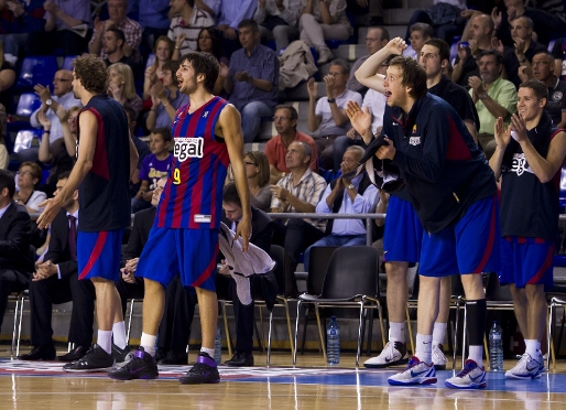El Regal Bara va ser una pinya (Foto: lex Caparrs - FCB)