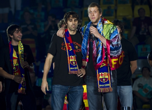 Sada i Ingles sn dos dels nou jugadors que mantenen la solidesa del projecte blaugrana (Foto: Arxiu - FCB)