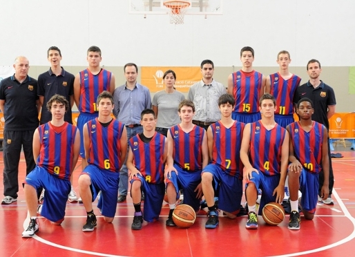 Los infantiles quedaron cuartos en el Campeonato de Catalunya (Foto: bsquetcatal.com)