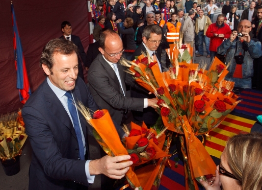 Sant Jordi en el Camp Nou