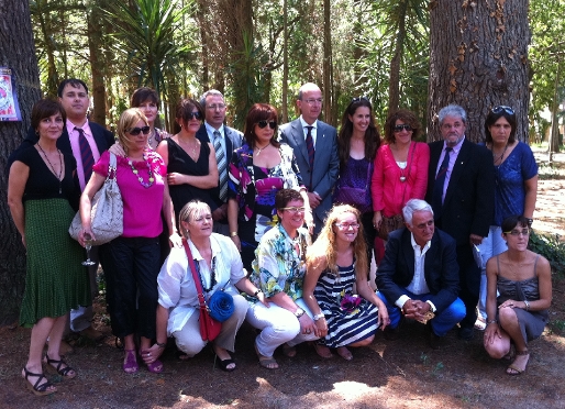 Jordi Cardoner con las peistas de la PB de Cambrils.